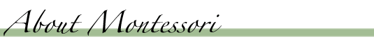 About Montessori